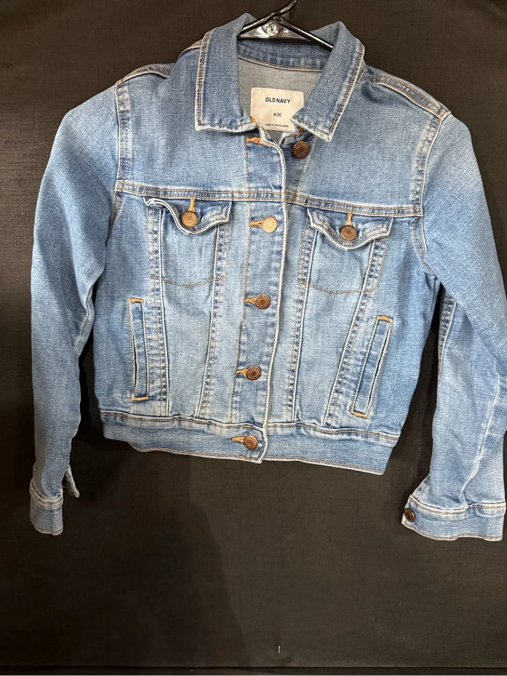 Old Navy Light Wash Blue Denim Jacket for Kids